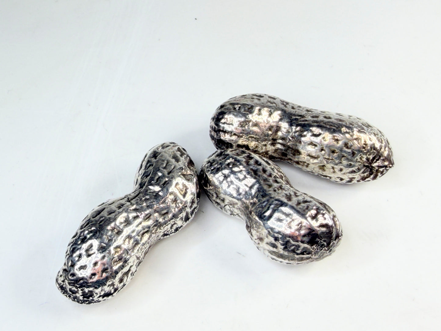 Early Century Sterling Silver Peanut Form 3pc Set H925 SS247
