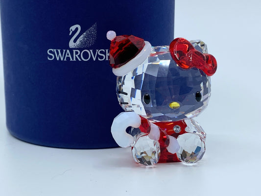 Swarovski Hello Kitty Santa Crystal Figurine  Sanrio 1142935 S148