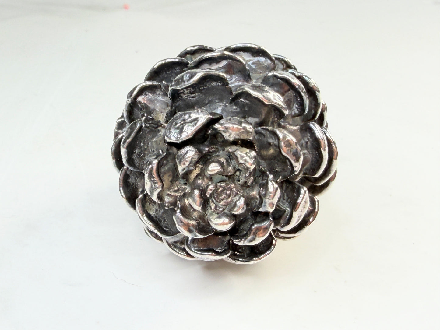 Vintage Sterling Silver Pinecone Form Sculpture 925 SS248