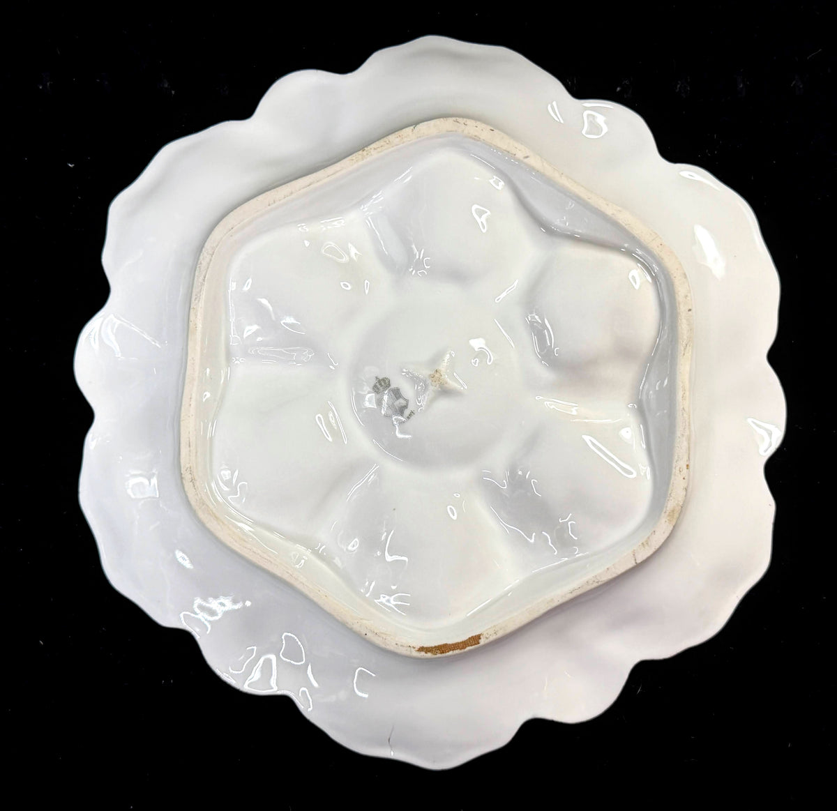 Antique C.M. Hutschenreuther Hohenberg Bavaria Porcelain 9.5" Oyster Plate A1257