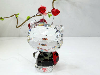 Swarovski Hello Kitty Ladybug Crystal Figurine w replacement Box S267