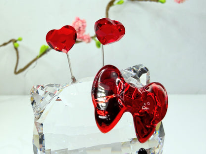 Swarovski Hello Kitty Ladybug Crystal Figurine w replacement Box S267