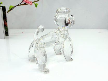Swarovski Crystal Poodle Retired Mint Display mirror COA 2.25" S273