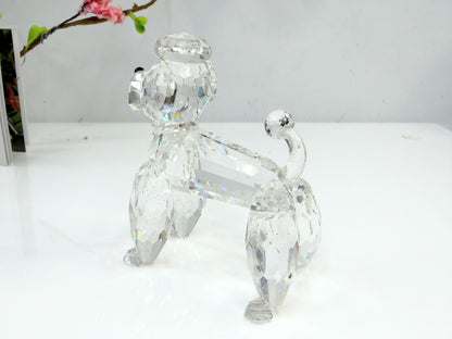 Swarovski Crystal Poodle Retired Mint Display mirror COA 2.25" S273
