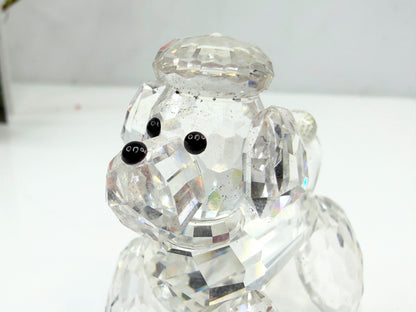 Swarovski Crystal Poodle Retired Mint Display mirror COA 2.25" S273