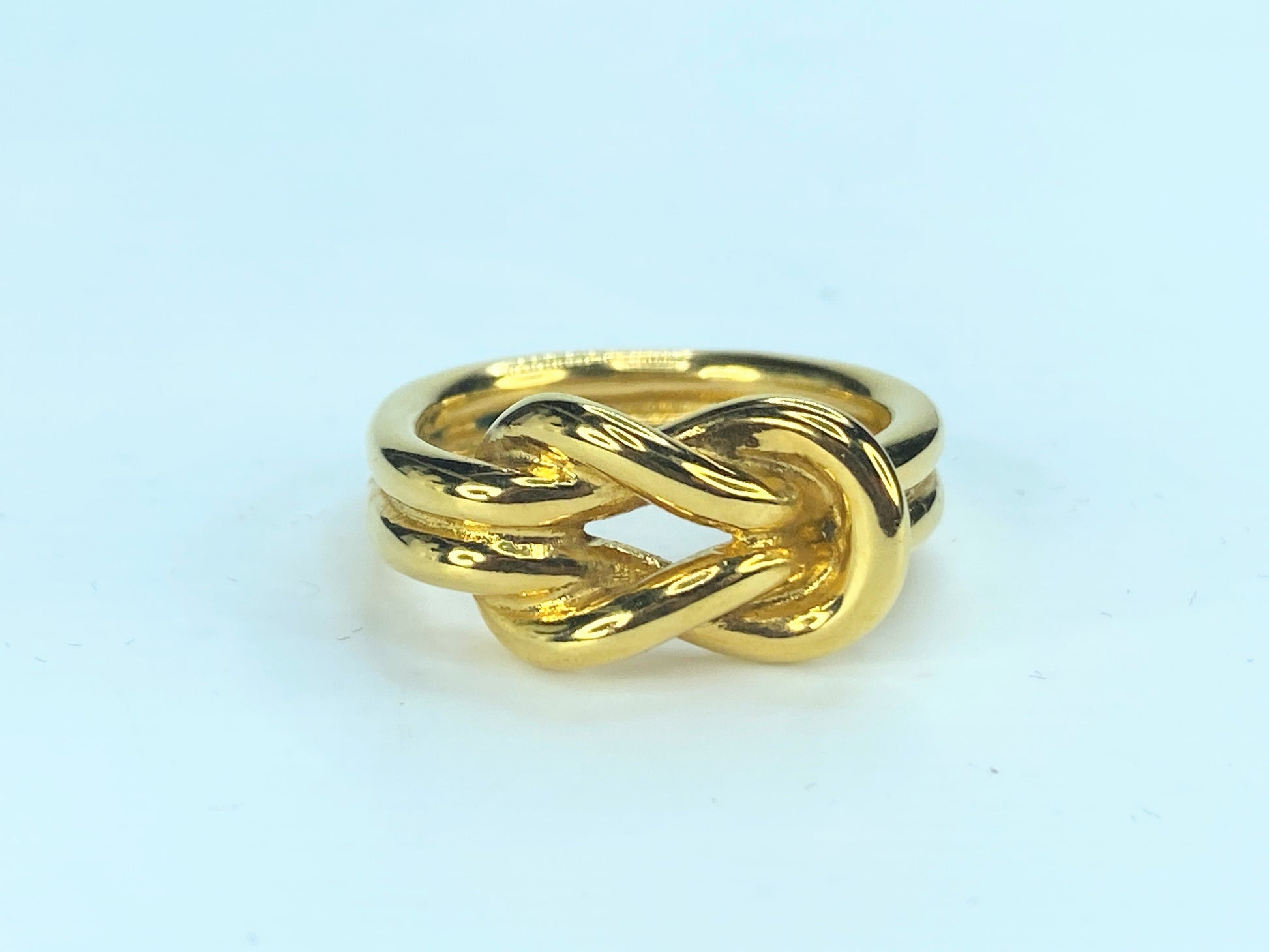 HERMES scarf ring "Atame" Metal Gold Plated GS319