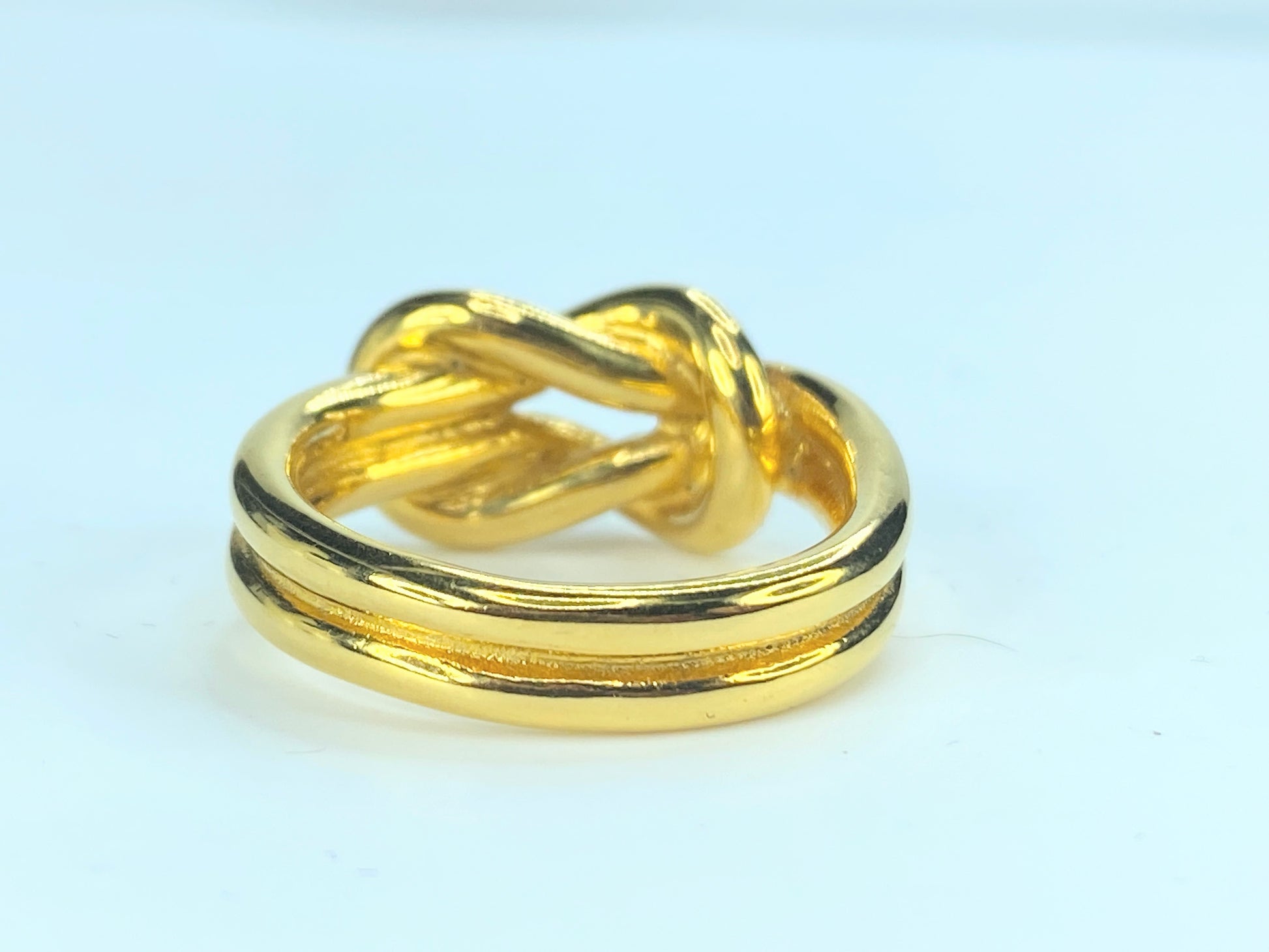 HERMES scarf ring "Atame" Metal Gold Plated GS319