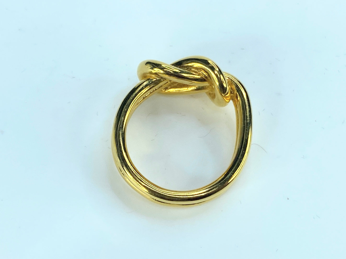 HERMES scarf ring "Atame" Metal Gold Plated GS319