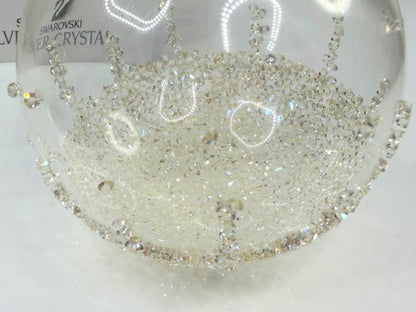 Swarovski Crystal Hanging Globe Ornament 2.75" XN92