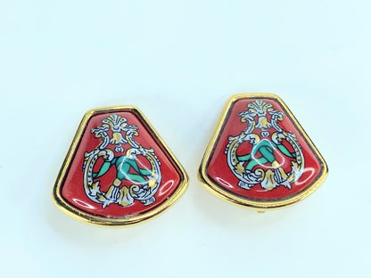 Hermès Earrings Email Multiple colors gold tone clip-on earrings GS323