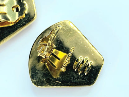 Hermès Earrings Email Multiple colors gold tone clip-on earrings GS323