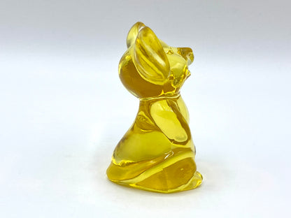 Fenton Art Glass NFGS 11 Golden Sunshine Yellow Mouse 3" excellent