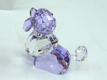 Swarovski Lovlots Sitting Poodle Light Amethyst Crystal Figurine Box S275