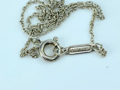 Tiffany & Co. Silver Nikes 2015 Women Marathon 16" Necklace 4.0g 17" R9760