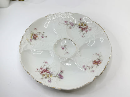 Antique Haviland Limoges Oyster Plate Pink Blossom mint 7.75" A803