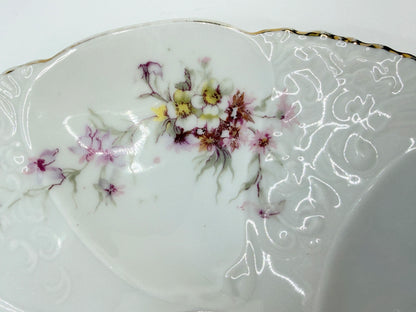 Antique Haviland Limoges Oyster Plate Pink Blossom mint 7.75" A803