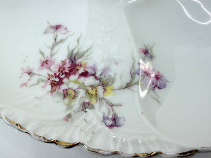 Antique Haviland Limoges Oyster Plate Pink Blossom mint 7.75" A803