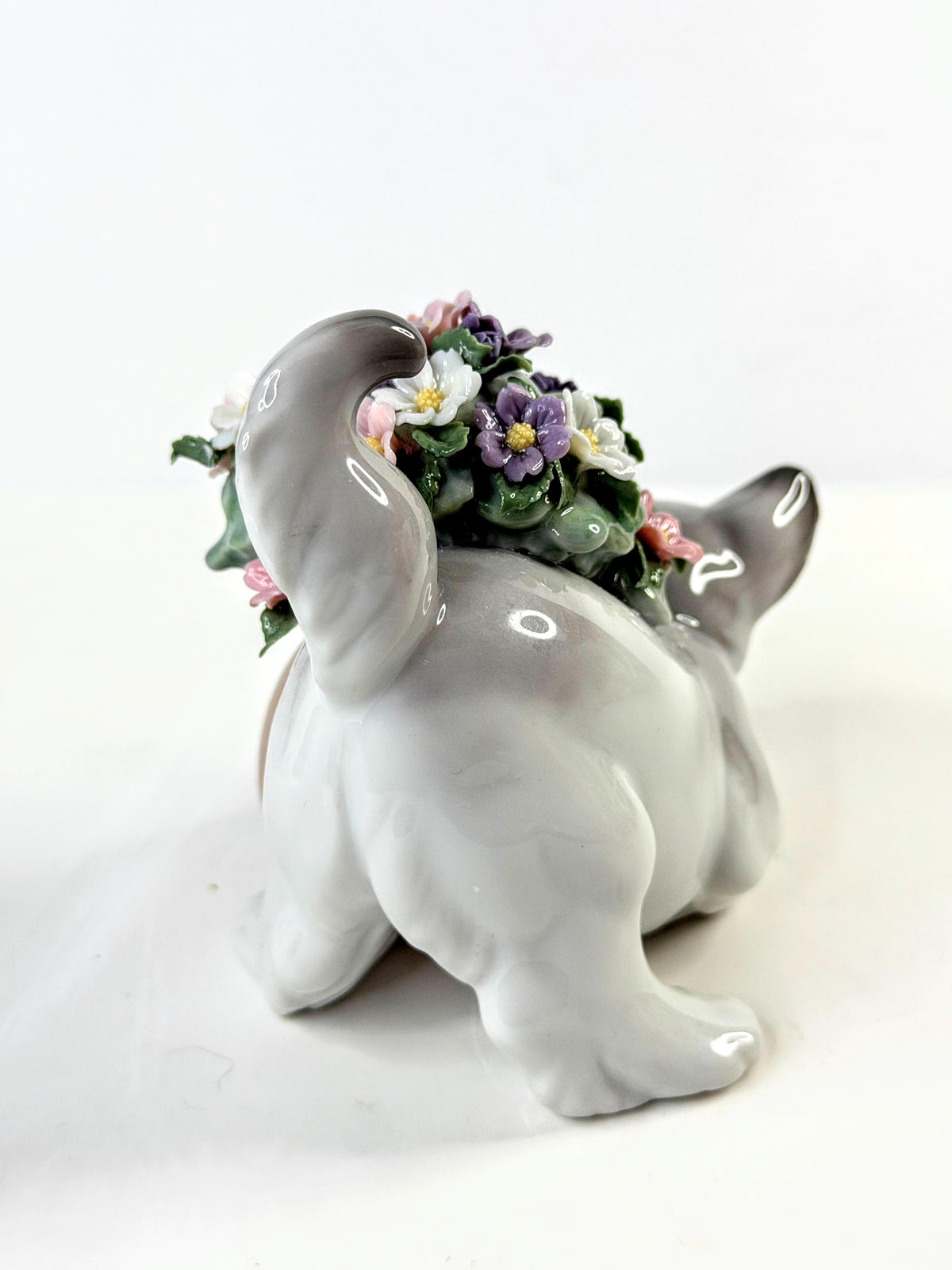Lladro Secret Spot #6566 Cat Flower Pot Porcelain Figurine A1053