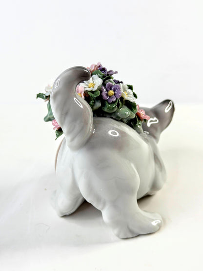 Lladro Secret Spot #6566 Cat Flower Pot Porcelain Figurine A1053