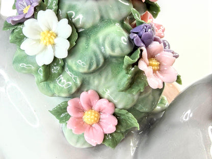 Lladro Secret Spot #6566 Cat Flower Pot Porcelain Figurine A1053