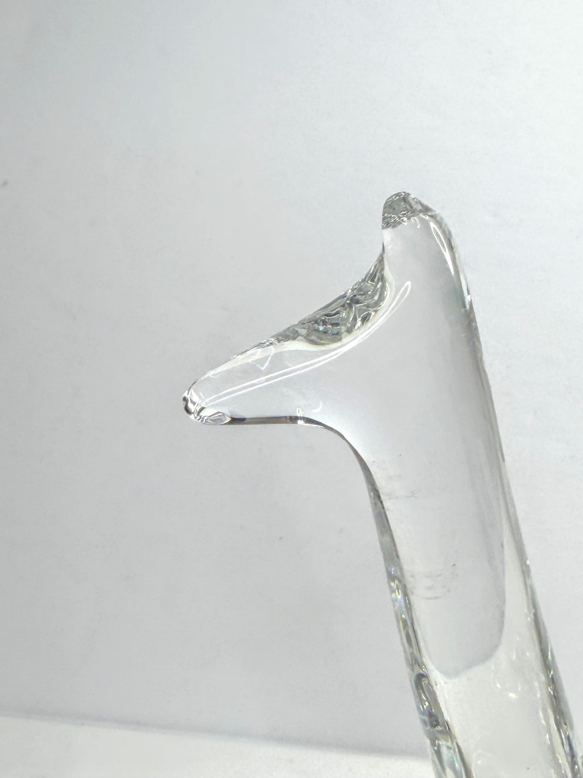Vintage Baccarat Crystal Giraffe Figurine 7.5" France A1056