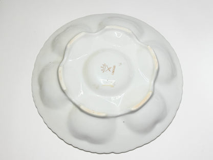Vintage Limoges Style  Rose Cabinet Plate 8.5" Gilt mint A815