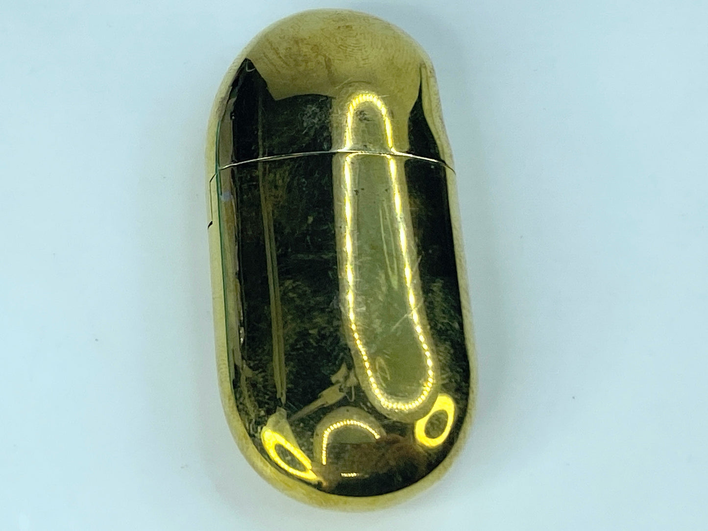 Tiffany & Co. Elsa Peretti Bean Oil Lighter 1982 Solid Bass Fired Rare GS584