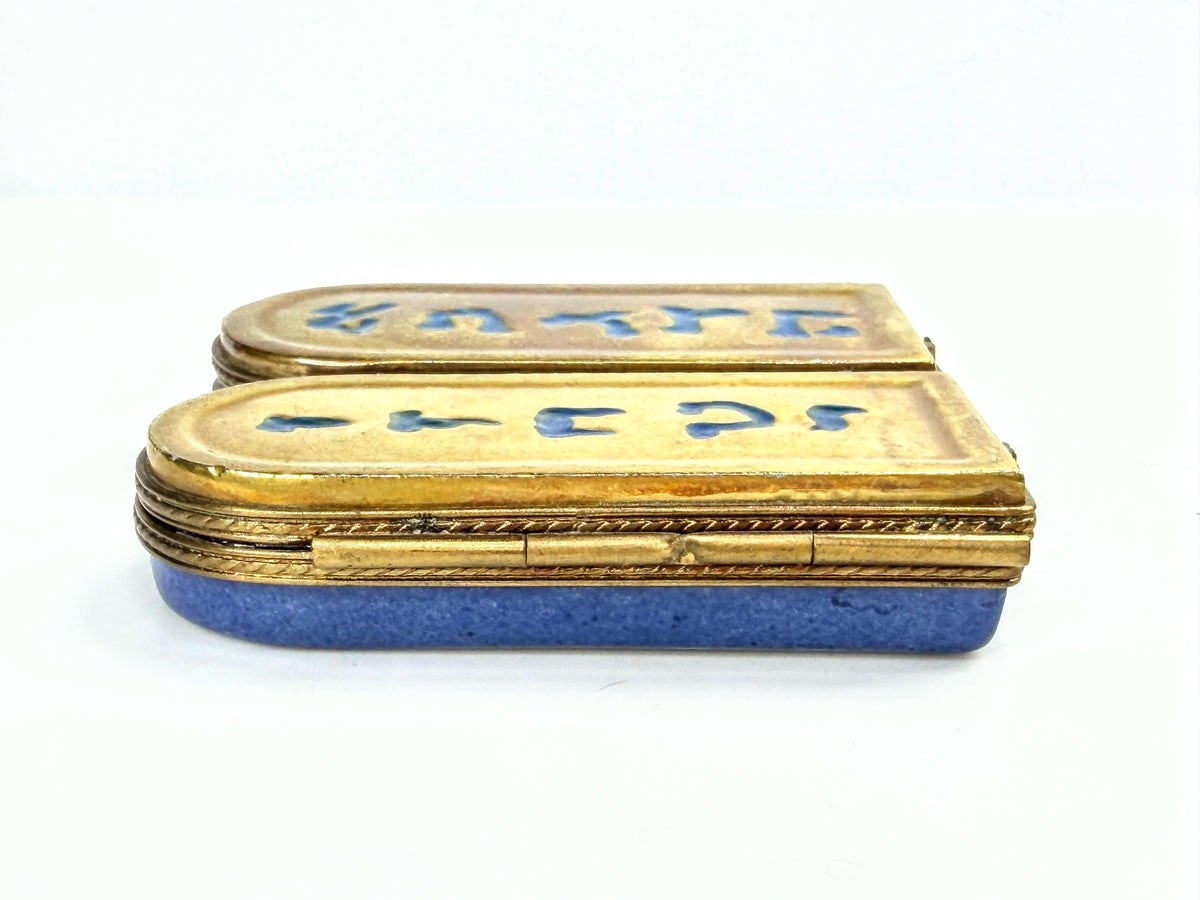 Rochard Limoges France Hand Painted Birdhouse Trinket Box A1071