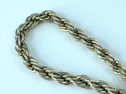 Tiffany & Co. 5.0mm Rope link bracelet 7.0" 13.4 grams, JR9777