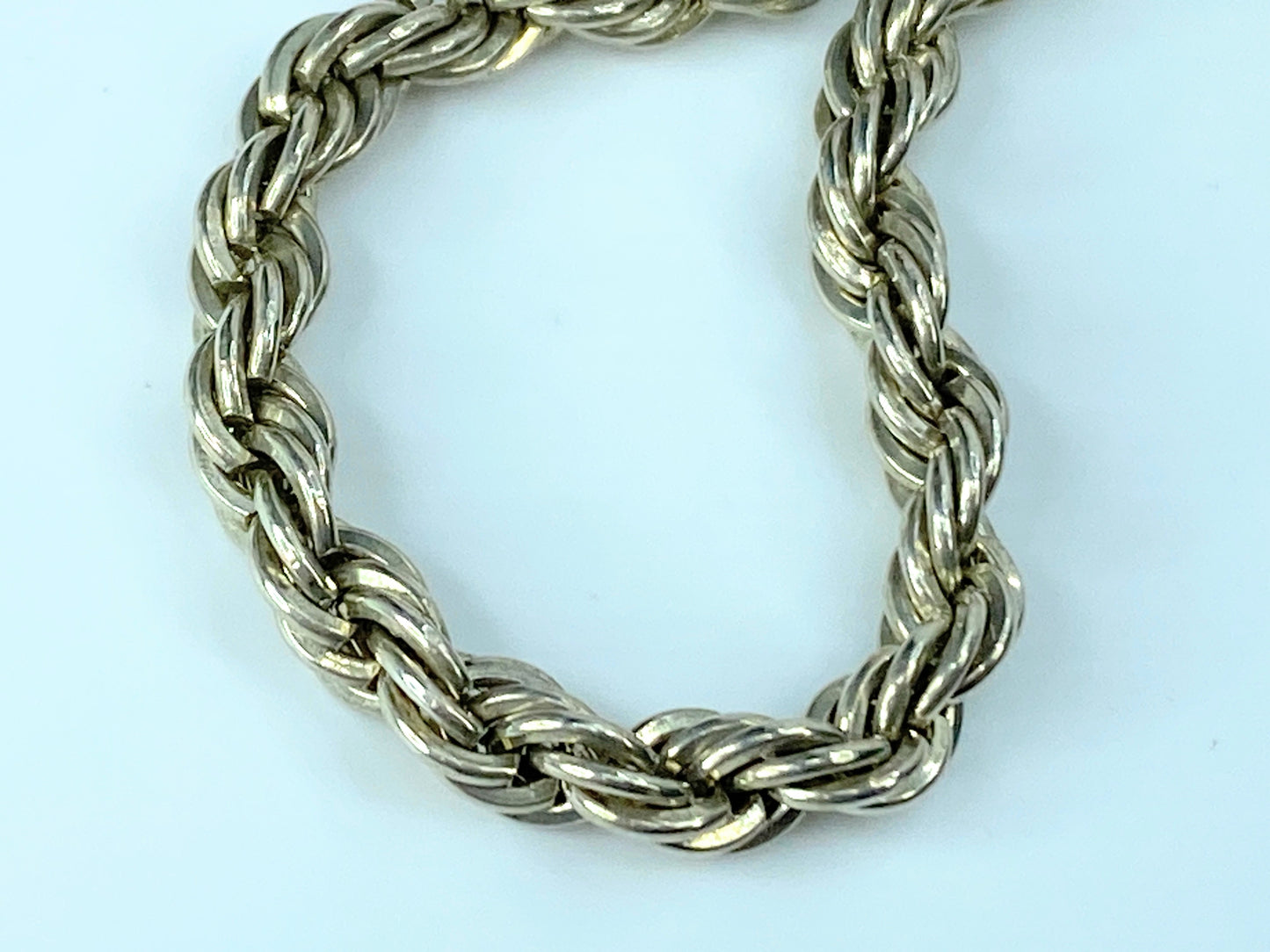 Tiffany & Co. 5.0mm Rope link bracelet 7.0" 13.4 grams, JR9777