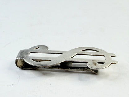 Vintage Sterling Silver Dollar Sign Money Clip 925 11.7g SS249