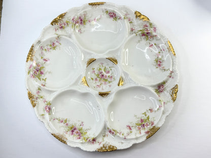 Antique Theodore Haviland Limoges Oyster Plate 8.5" A821
