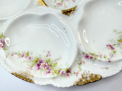 Antique Theodore Haviland Limoges Oyster Plate 8.5" A821