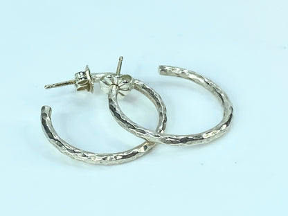 Tiffany & Co. Hammad 2.0mm Hoop Earrings 24.0mm 3.9g JR9627