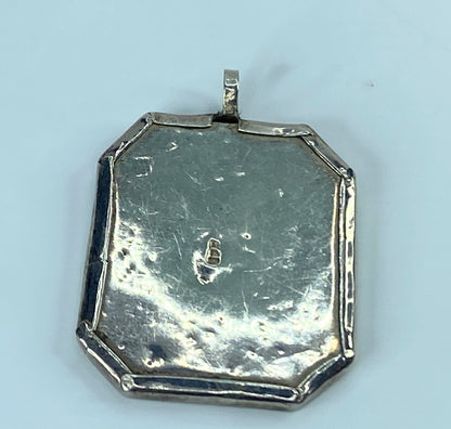 Rare Canada 48 Sterling silver Zodiac 2002 Horse stamp pendant 10.4g JR9629