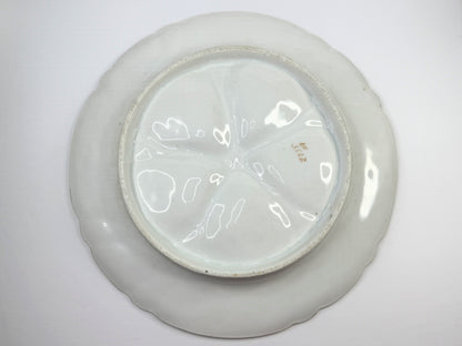 Porcelain Oyster Plate Marx and Gutherz Carlsbad 1900 8 3/4" A832C