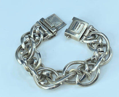 Buddha To Buddha 'Chain Big' Sterling Silver Handmade Bracelet