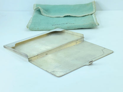 Tiffany & Co Sterling Silver 1837 Business Card Holder 3 4/5"x2 1/4" 56.9g SS95
