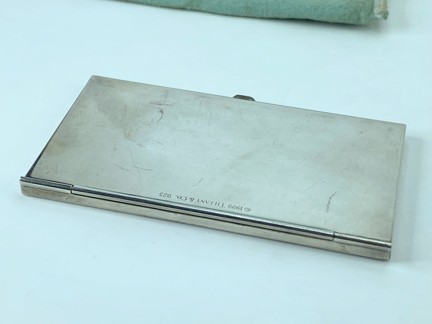 Tiffany & Co Sterling Silver 1837 Business Card Holder 3 4/5"x2 1/4" 56.9g SS95