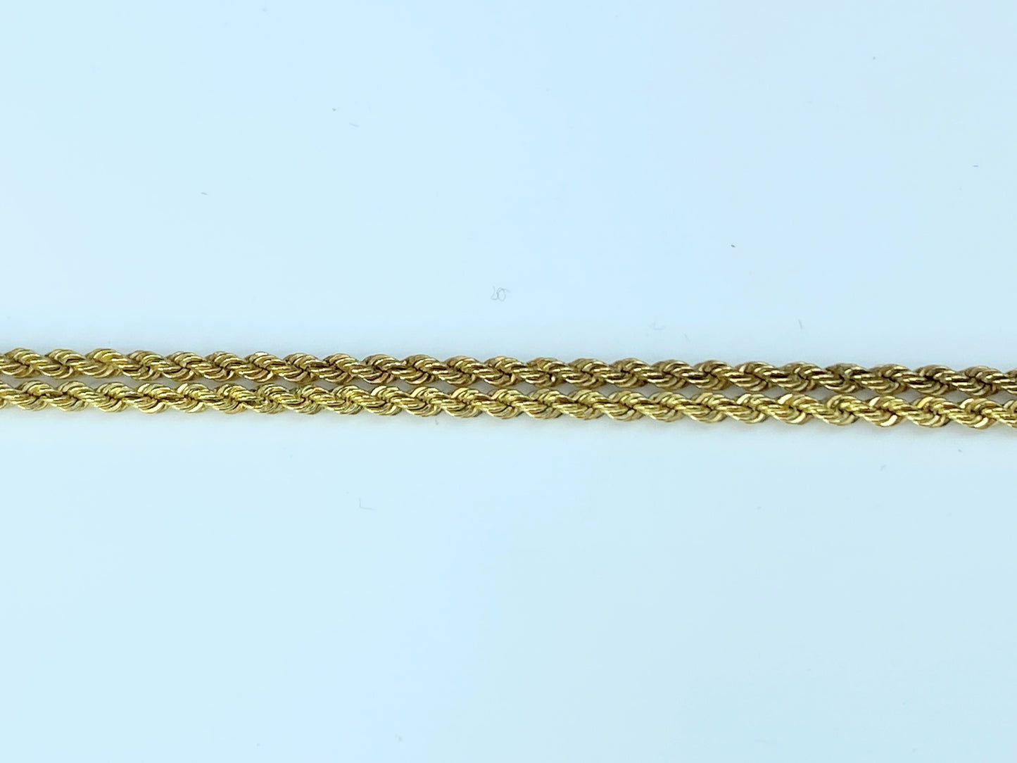 2.0mm Rope link necklace in 14K yellow gold