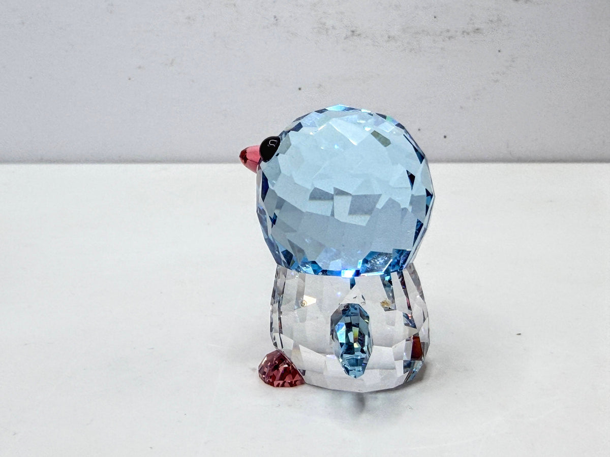 Swarovski SCS Baby Picco Penguin Blue Crystal Retired Hiroshi Yoshii NIB S359
