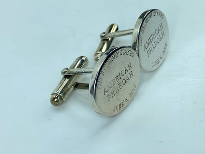 Tiffany & co. sterling silver cufflink for "American Pharoah" 2015 15.8g SS97