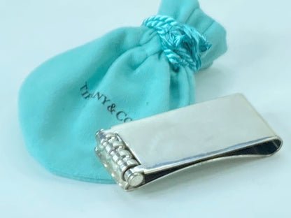 Tiffany & Co Paloma Picasso Groove Money Clip 925 Sterling Silver w/pouch SS98