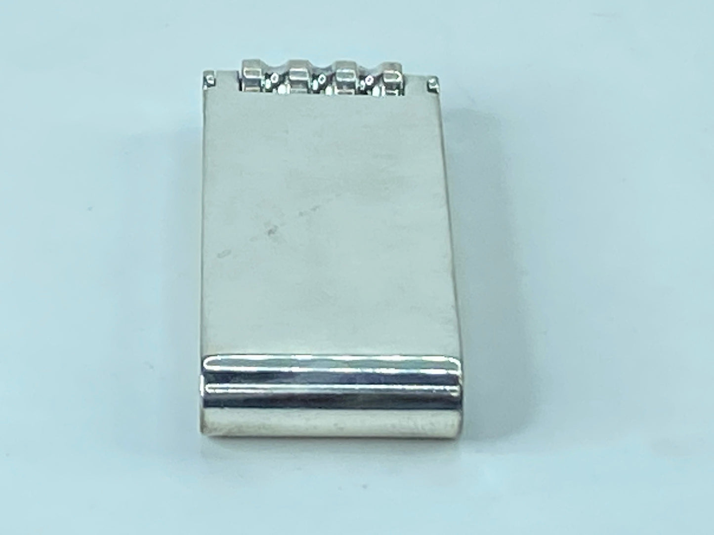 Tiffany & Co Paloma Picasso Groove Money Clip 925 Sterling Silver w/pouch SS98