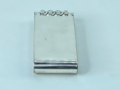 Tiffany & Co Paloma Picasso Groove Money Clip 925 Sterling Silver w/pouch SS98
