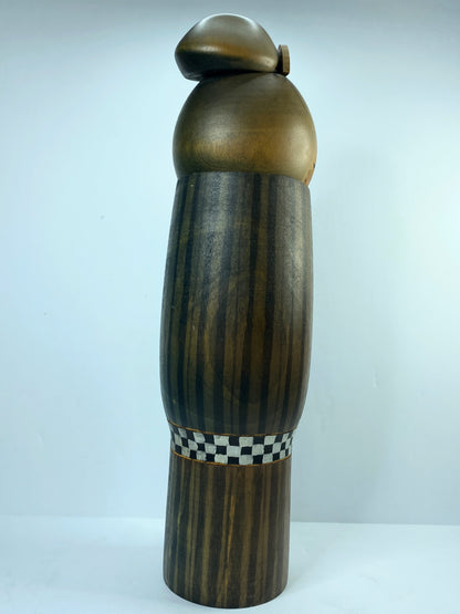 RARE Kokeshi by Master Sansaku Sekiguchi "Tsuya / Ade 艶" 12.5"