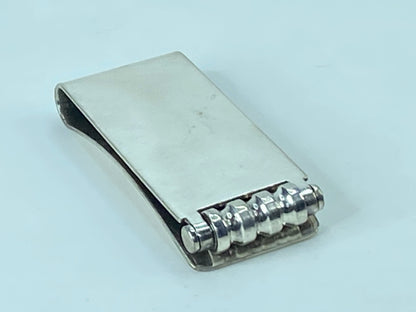 Tiffany & Co Paloma Picasso Groove Money Clip 925 Sterling Silver w/pouch SS98