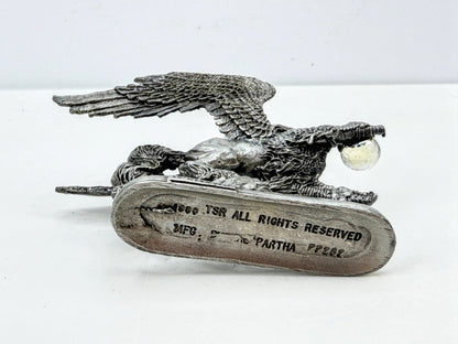 Ral Partha Pewter Griffin Swarovski Crystal Ball Vintage Fantasy Figure S362