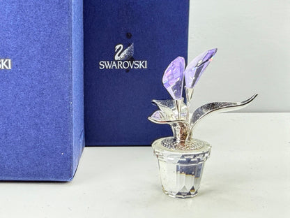 Swarovski: Retired Crystal Memories Calla Lilies Rhodium 855900 Mint in Box S363