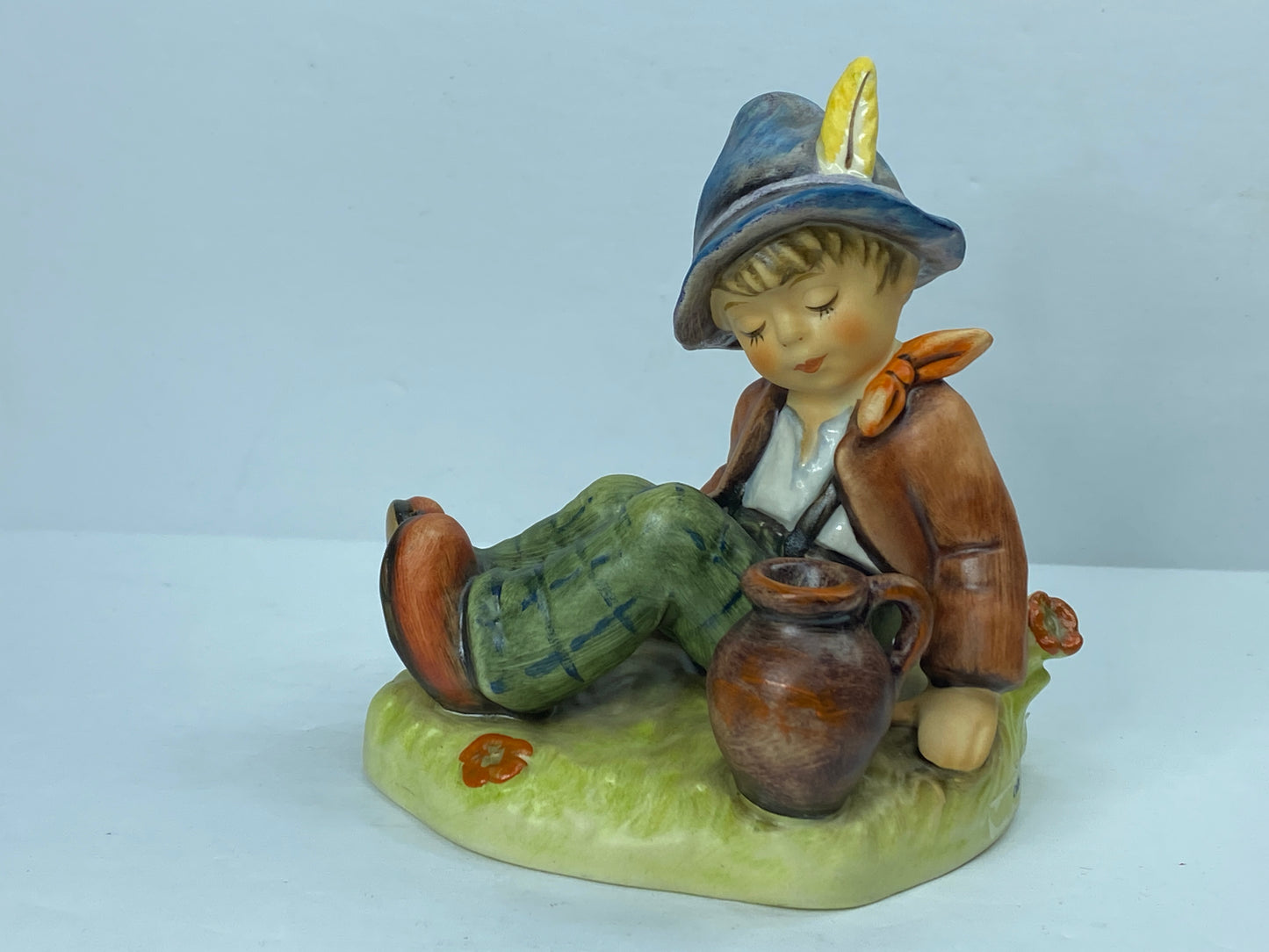 Hummel "Coffee Break" Figurine Boy with Pot TMK 8  Special Edition A110